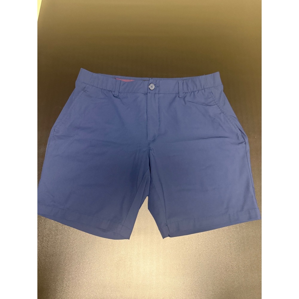 Under Armour Mens Navy Blue HeatGear Golf Shorts Size 38 Performance Stretch J10